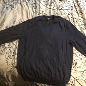 Light sweater. V neck. George brand in large. Blue denim color